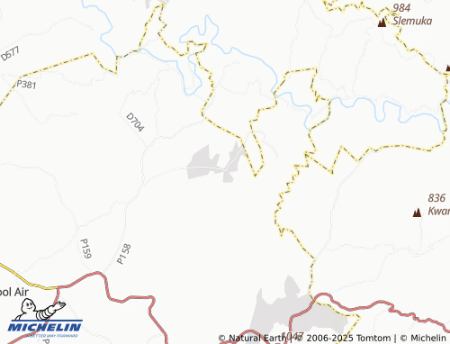 MICHELIN Efaye map - ViaMichelin