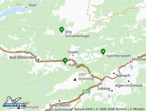 MICHELIN-Landkarte Tauplitz - ViaMichelin