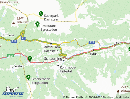 MICHELIN Leiten map - ViaMichelin