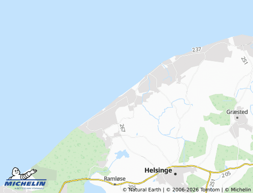 MICHELIN-Landkarte Vejby Strand - ViaMichelin