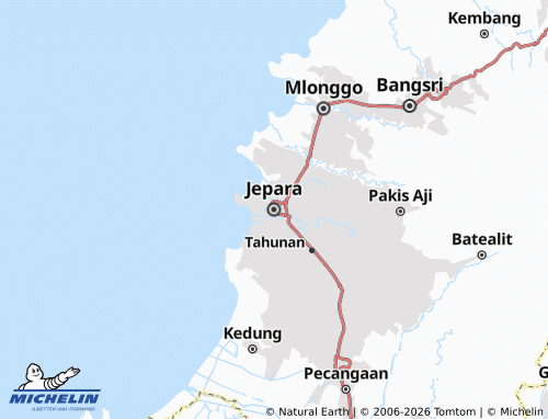MICHELIN-Landkarte Jepara - ViaMichelin