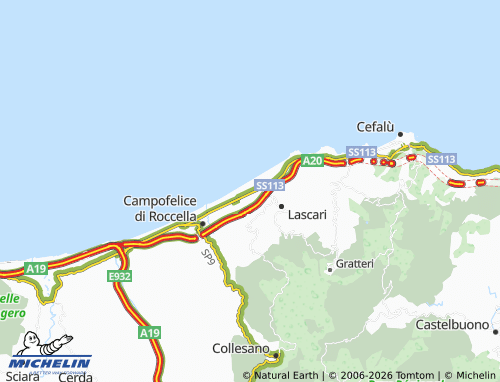 MICHELIN Gorgo Lungo map - ViaMichelin