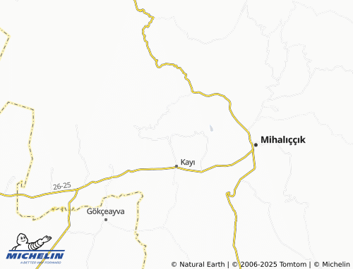 MICHELIN Aydınlar map - ViaMichelin