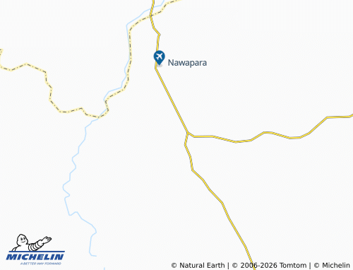 MICHELIN-Landkarte Nawapara - ViaMichelin