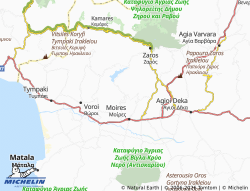 Mapa MICHELIN Galia - ViaMichelin