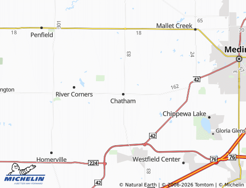 Mappa MICHELIN Chatham - ViaMichelin