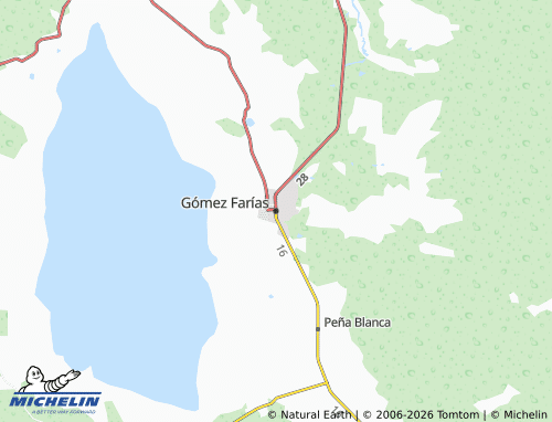 Mapa MICHELIN Gómez Farías - ViaMichelin