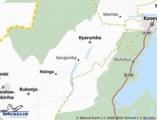 MICHELIN Karujumba map - ViaMichelin