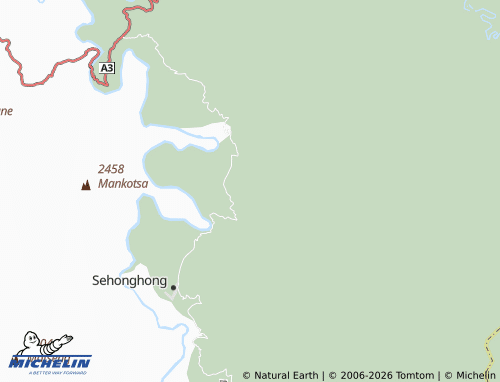 MICHELIN Taung map - ViaMichelin