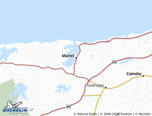 MICHELIN Mariel map - ViaMichelin