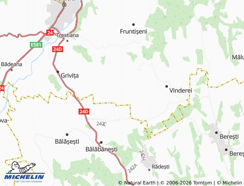Mapa MICHELIN Docani - ViaMichelin