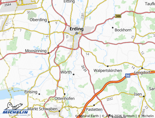 MICHELIN Singlding map - ViaMichelin