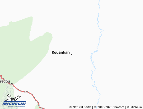 MICHELIN Kouankan map - ViaMichelin