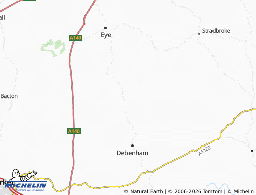 Carte MICHELIN Rishangles - ViaMichelin