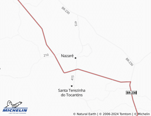 Mapa MICHELIN Nazaré - ViaMichelin