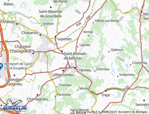 MICHELIN Certaux map - ViaMichelin