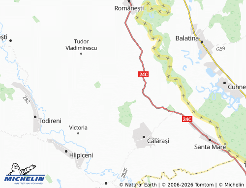MICHELIN Rânghilești map - ViaMichelin