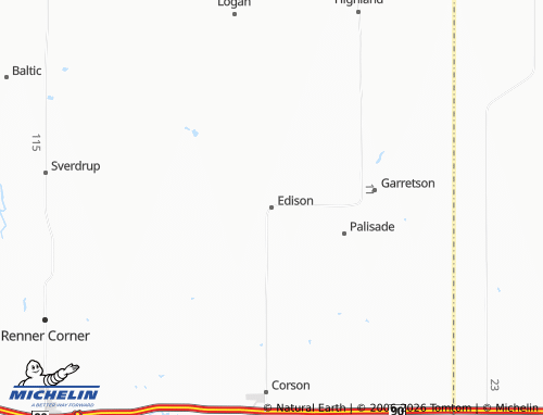 Mapa MICHELIN Edison - ViaMichelin