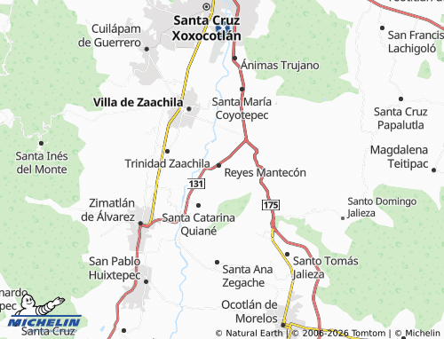 MICHELIN San Joaquín map - ViaMichelin
