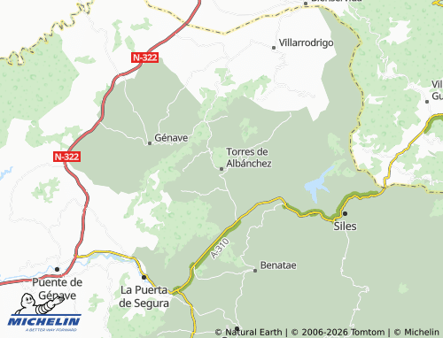 Mapa MICHELIN Torres de Albánchez - ViaMichelin