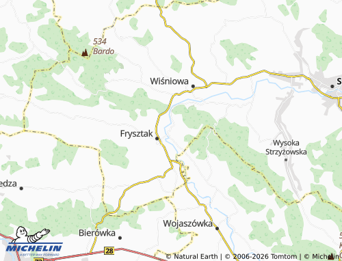 MICHELIN Kobyle map - ViaMichelin