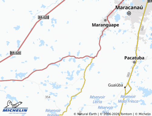 MICHELIN Penedo map - ViaMichelin