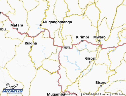Mappa MICHELIN Nyakararo - ViaMichelin