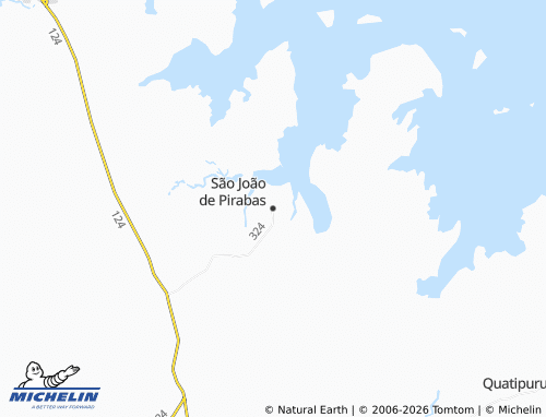Mapa MICHELIN São João de Pirabas - ViaMichelin
