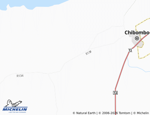 Mapa MICHELIN Chobembwa - ViaMichelin