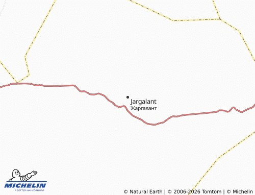 Mapa MICHELIN Jargalant - ViaMichelin