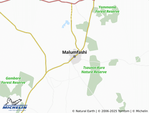 MICHELIN Malumfashi map - ViaMichelin