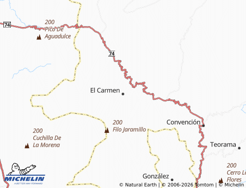 Mappa MICHELIN El Carmen - ViaMichelin