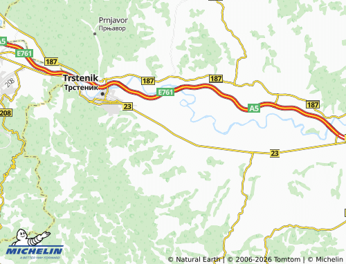 Mapa MICHELIN Donji Ribnik - ViaMichelin