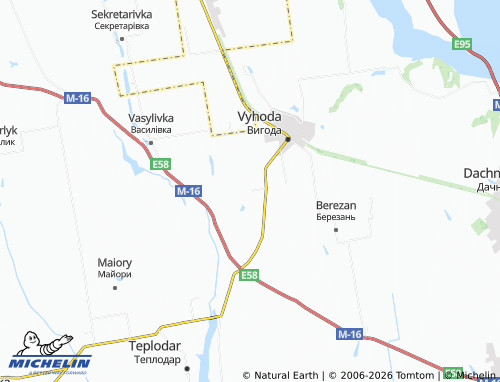 Mapa MICHELIN Petrove - ViaMichelin