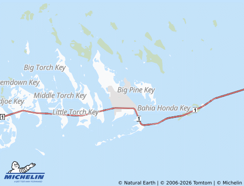 Mappa MICHELIN Big Pine Key - ViaMichelin