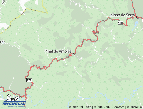 MICHELIN Ojo de Agua map - ViaMichelin
