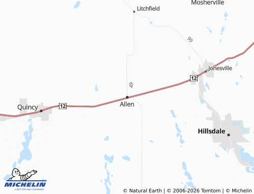 Carte MICHELIN Allen - ViaMichelin