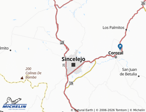 Carte MICHELIN Cárcel Nacional - ViaMichelin