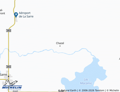 Kaart MICHELIN Chazel - ViaMichelin