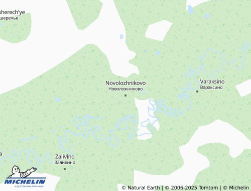 MICHELIN Novolozhnikovo map - ViaMichelin
