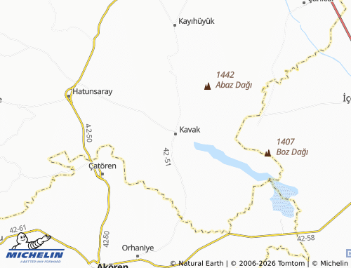 MICHELIN Kavak map - ViaMichelin
