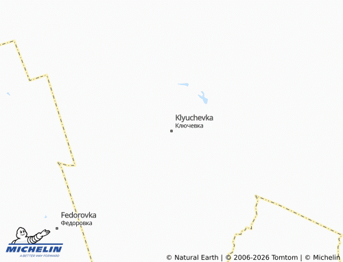 MICHELIN-Landkarte Klyuchevka - ViaMichelin
