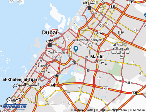 Carte MICHELIN al-Qarhoud - ViaMichelin