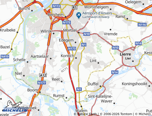 Mappa MICHELIN Kontich - ViaMichelin
