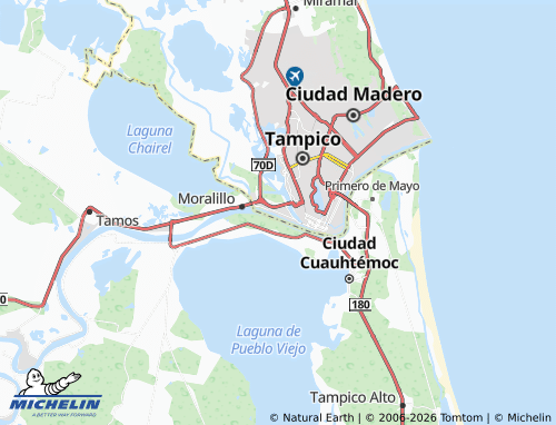 MICHELIN Morelos map - ViaMichelin