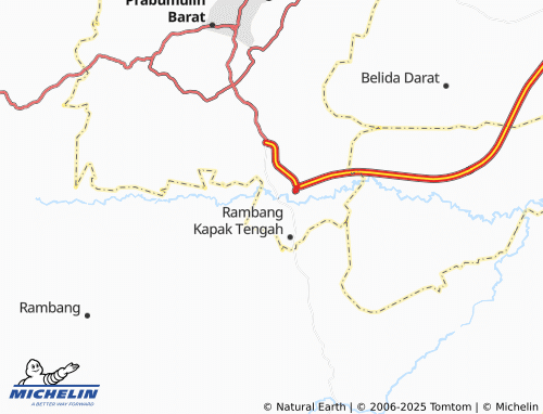 MICHELIN Tanjung Rambang map - ViaMichelin
