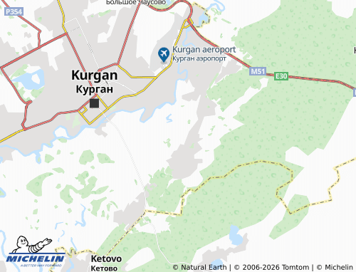 MICHELIN-Landkarte Polyanka-2 SNT - ViaMichelin