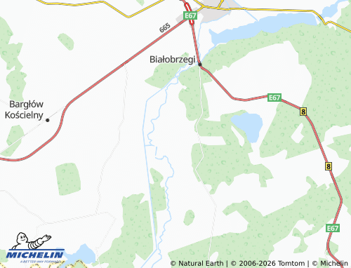 MICHELIN Świderek map - ViaMichelin