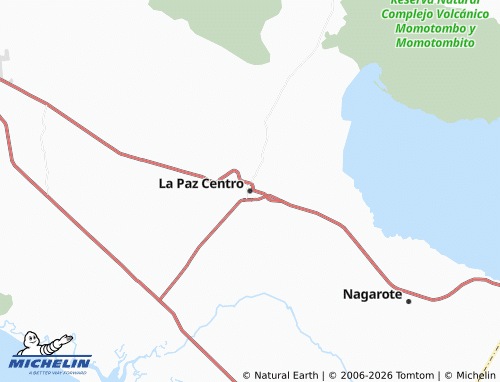 MICHELIN La Paz Centro map - ViaMichelin