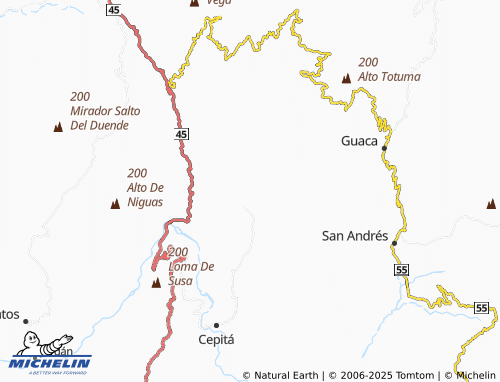 MICHELIN La Aguada map - ViaMichelin